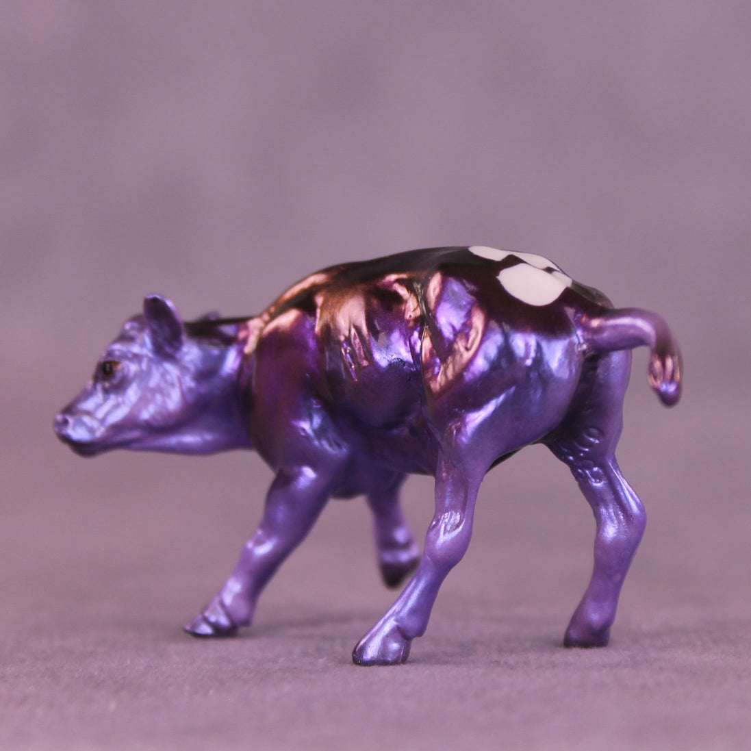 Gaslight OOAK Chip Cow by Erin Corbett VV26