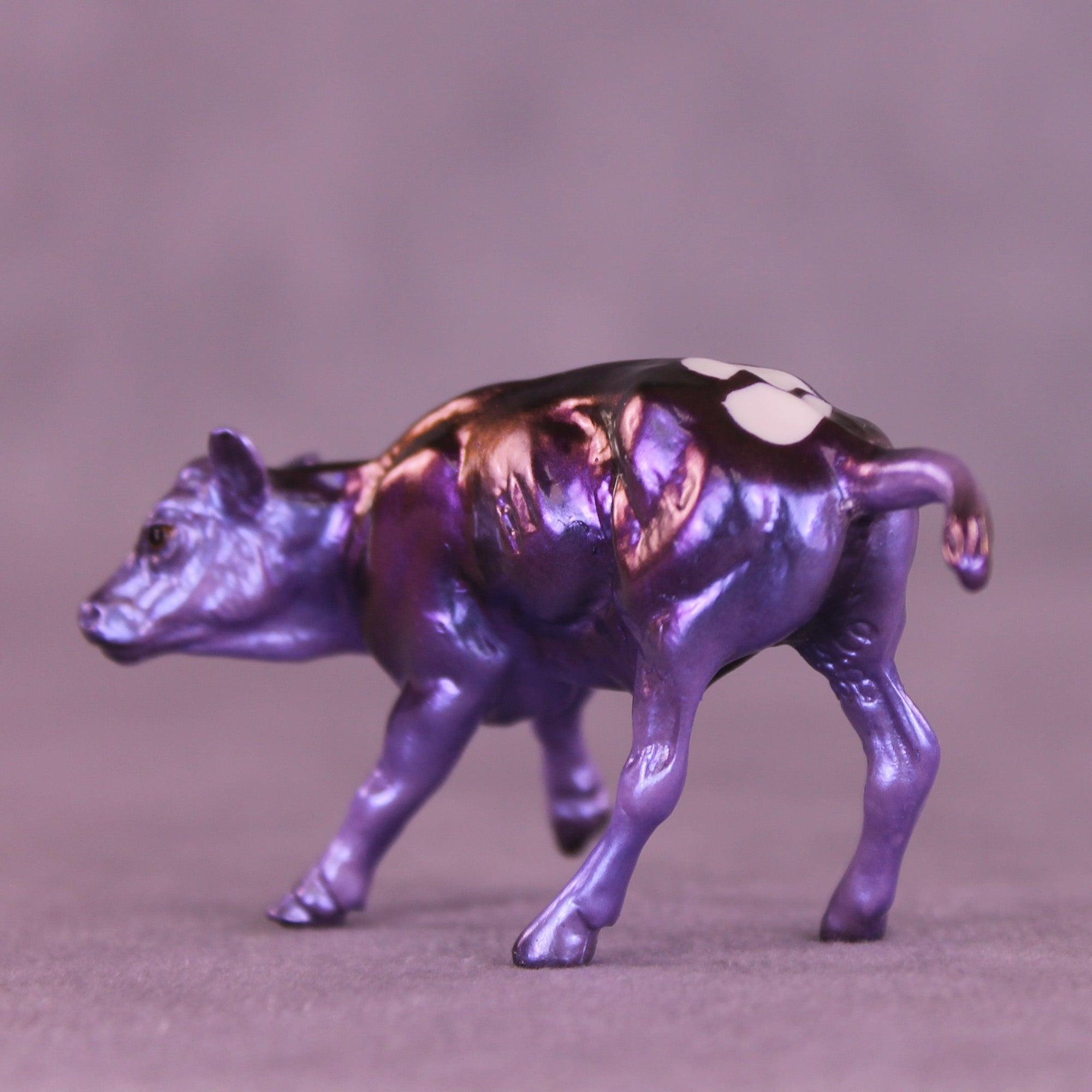 Gaslight OOAK Chip Cow by Erin Corbett VV26