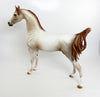 I&#39;M A GEM-OOAK CHESTNUT ROAN ARABIAN MODEL HORSE 2/20