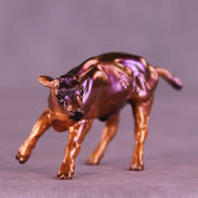 Ghosted OOAK Chip Cow by Erin Corbett VV26