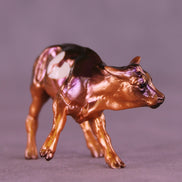 Ghosted OOAK Chip Cow by Erin Corbett VV26