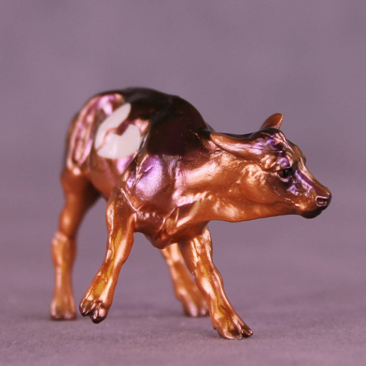 Ghosted OOAK Chip Cow by Erin Corbett VV26