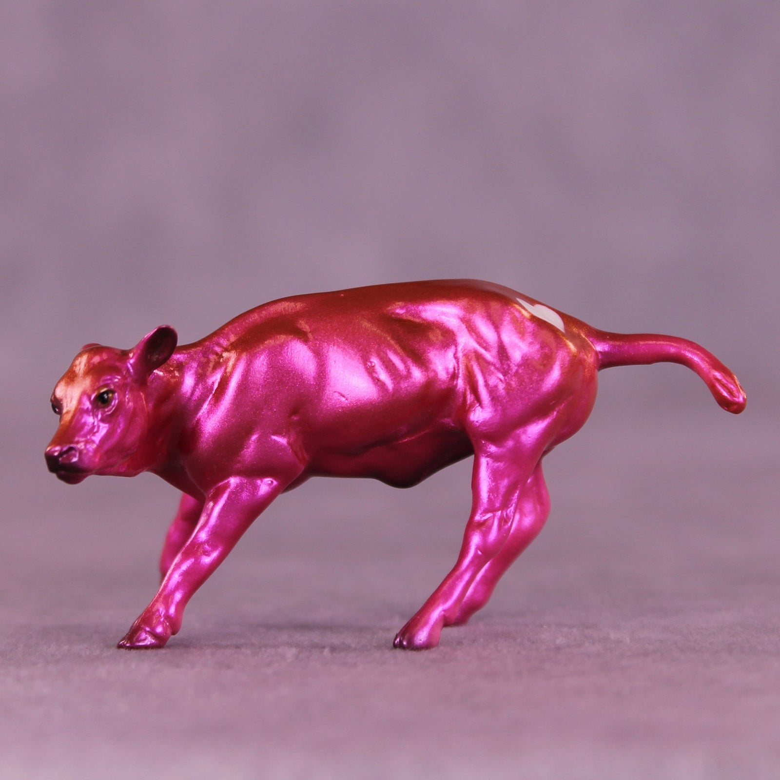 Girl Dinner OOAK Chip Cow by Erin Corbett VV26