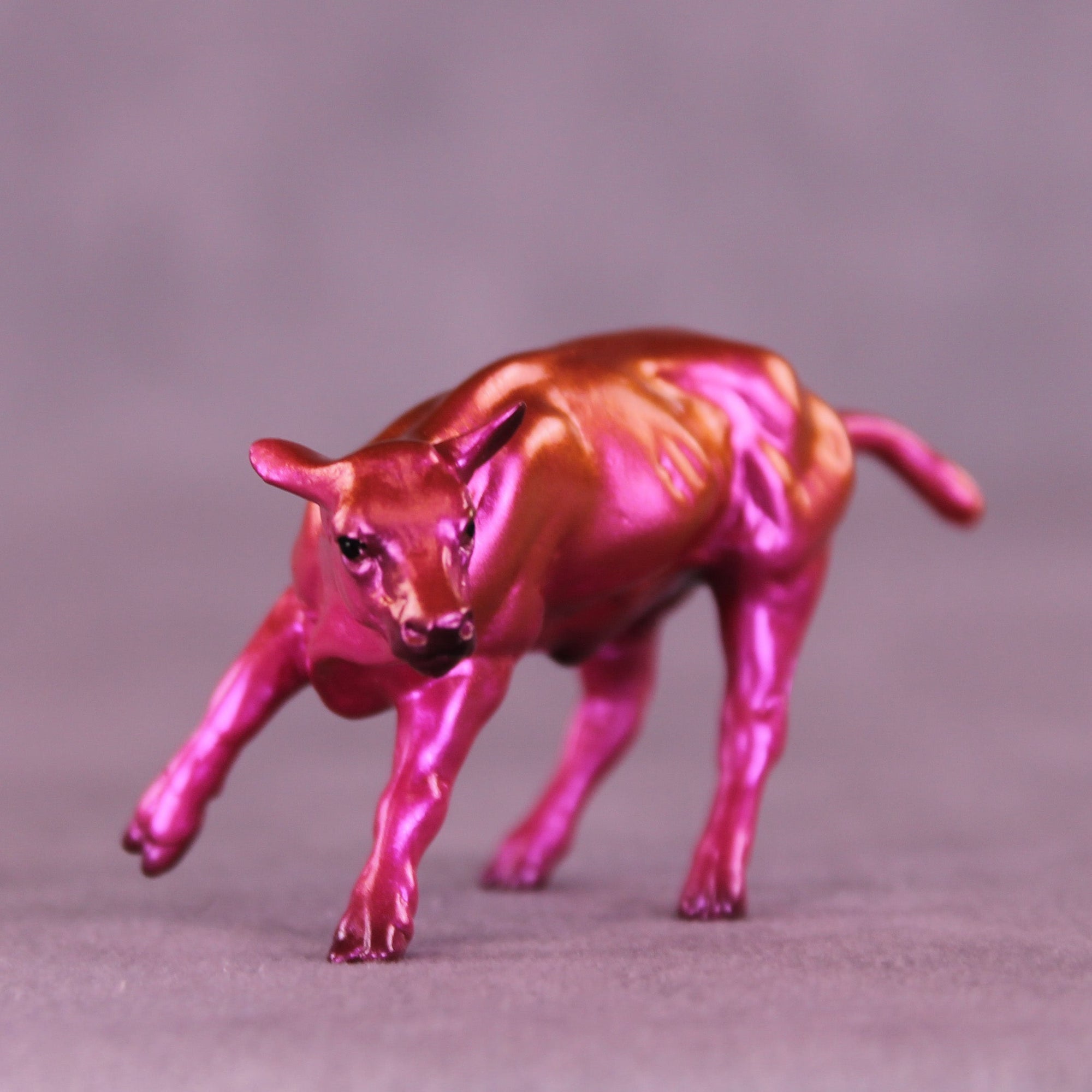 Girl Dinner OOAK Chip Cow by Erin Corbett VV26