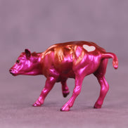 Girl Dinner OOAK Chip Cow by Erin Corbett VV26