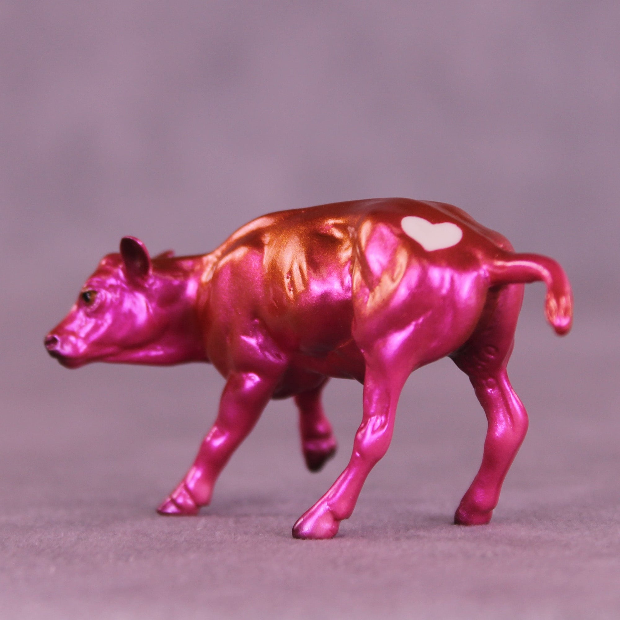 Girl Dinner OOAK Chip Cow by Erin Corbett VV26