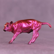 Glow-up OOAK Chip Cow by Erin Corbett VV26