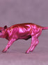 Glow-up OOAK Chip Cow by Erin Corbett VV26