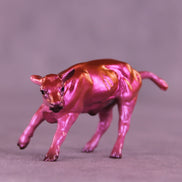 Glow-up OOAK Chip Cow by Erin Corbett VV26