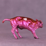 Glow-up OOAK Chip Cow by Erin Corbett VV26
