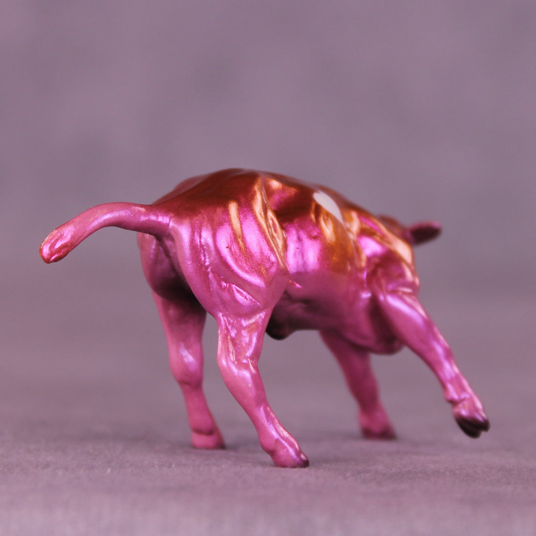 Glow-up OOAK Chip Cow by Erin Corbett VV26
