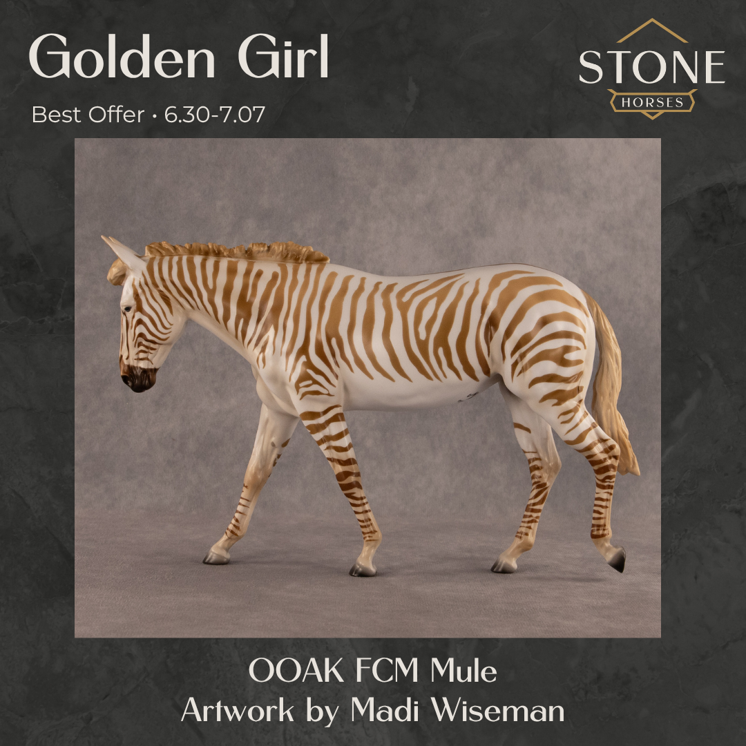 Golden Girl OOAK FCM Large Mule by Madi Wiseman Offer 6.30.2026