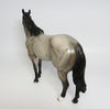 GRAHAM~OOAK BLUE ROAN ISH MODEL HORSE BY NICOLE MOSS 9/25/17