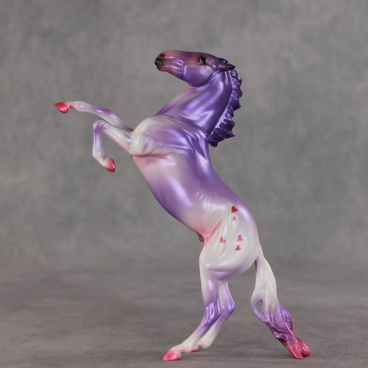 Grape Expectations OOAK Pebble Mustang by Jess Hamill VV26
