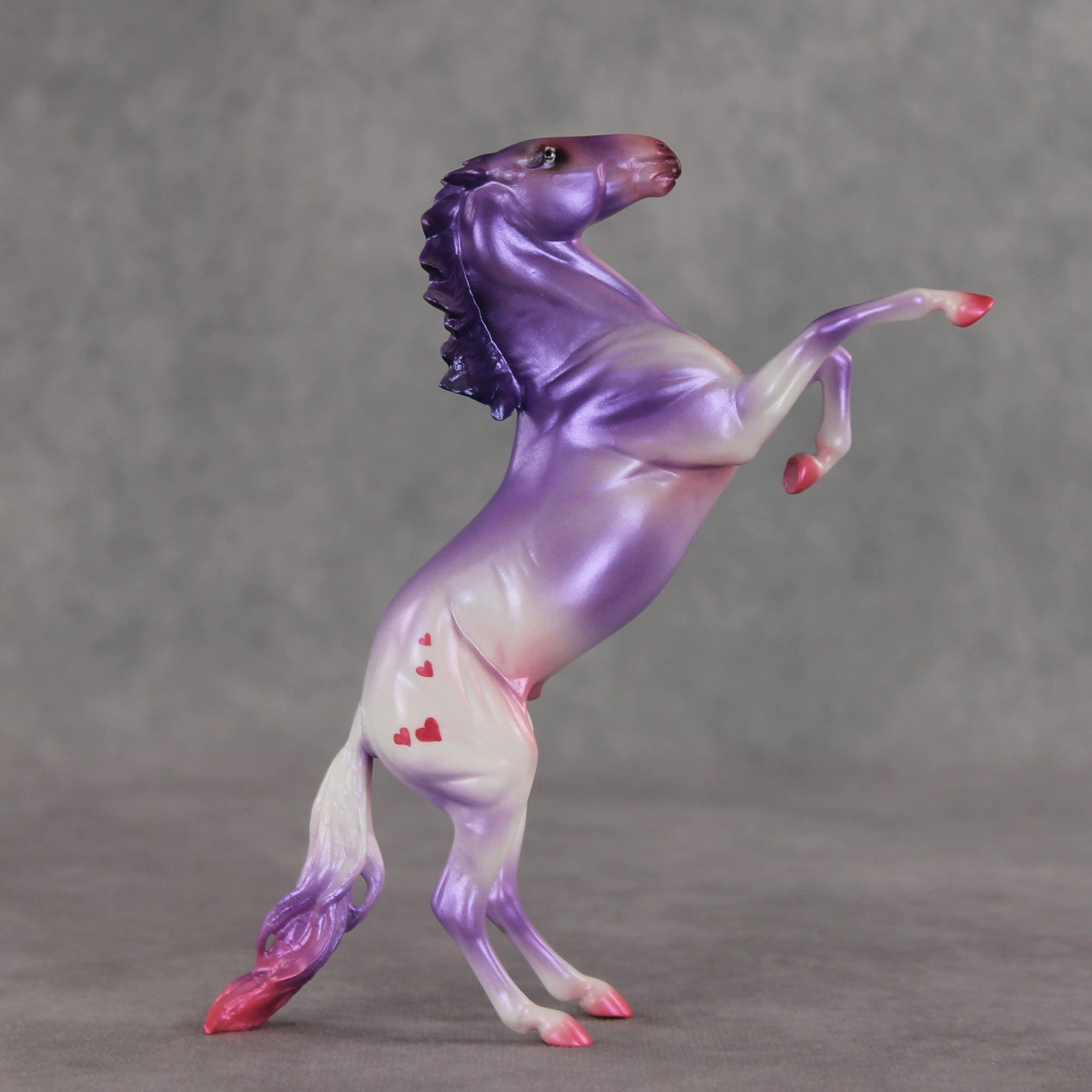 Grape Expectations OOAK Pebble Mustang by Jess Hamill VV26