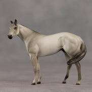 Gray & Proud OOAK FCM Chip Stock Horse by Julie Keim SHCF26