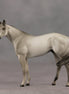 Gray & Proud OOAK FCM Chip Stock Horse by Julie Keim SHCF26