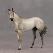 Gray & Proud OOAK FCM Chip Stock Horse by Julie Keim SHCF26