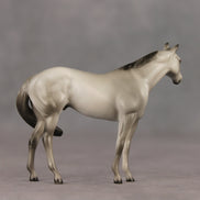 Gray & Proud OOAK FCM Chip Stock Horse by Julie Keim SHCF26