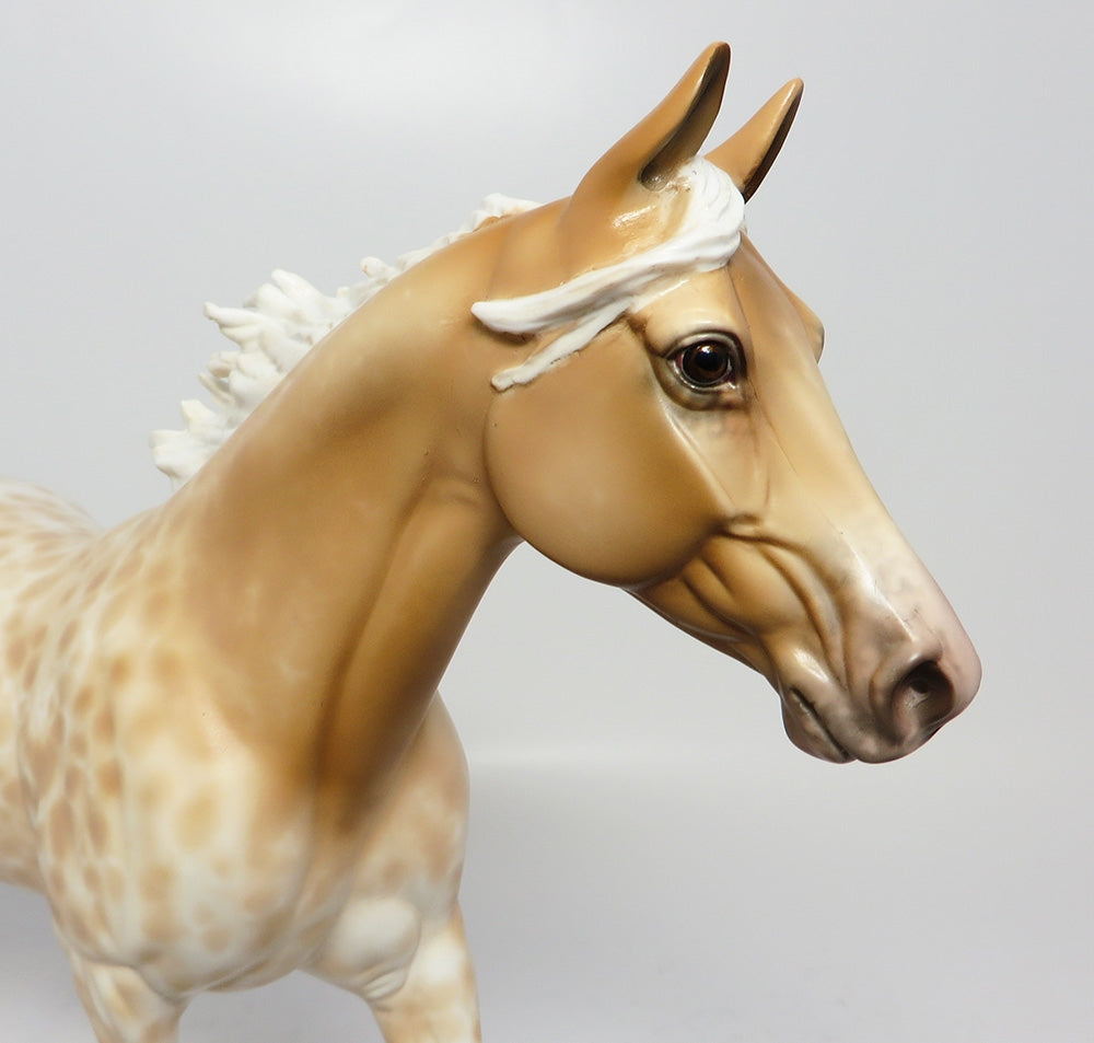 GUNNINSON~OOAK LOUD APPALOOSA PALOMINO PALOUSE MODEL HORSE EQ 2017
