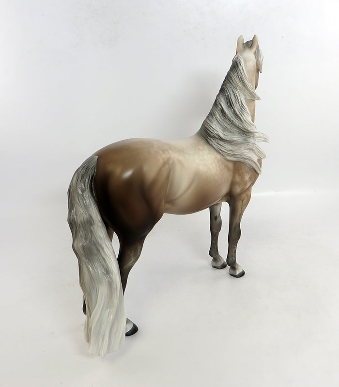 HALF TIME-OOAK CHESTNUT GOING GREY MORGAN HORSE 2/5