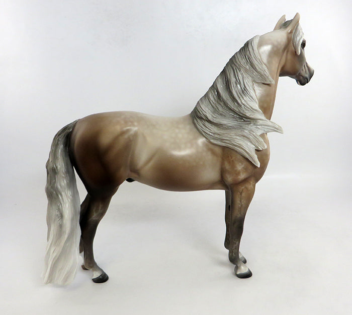 HALF TIME-OOAK CHESTNUT GOING GREY MORGAN HORSE 2/5