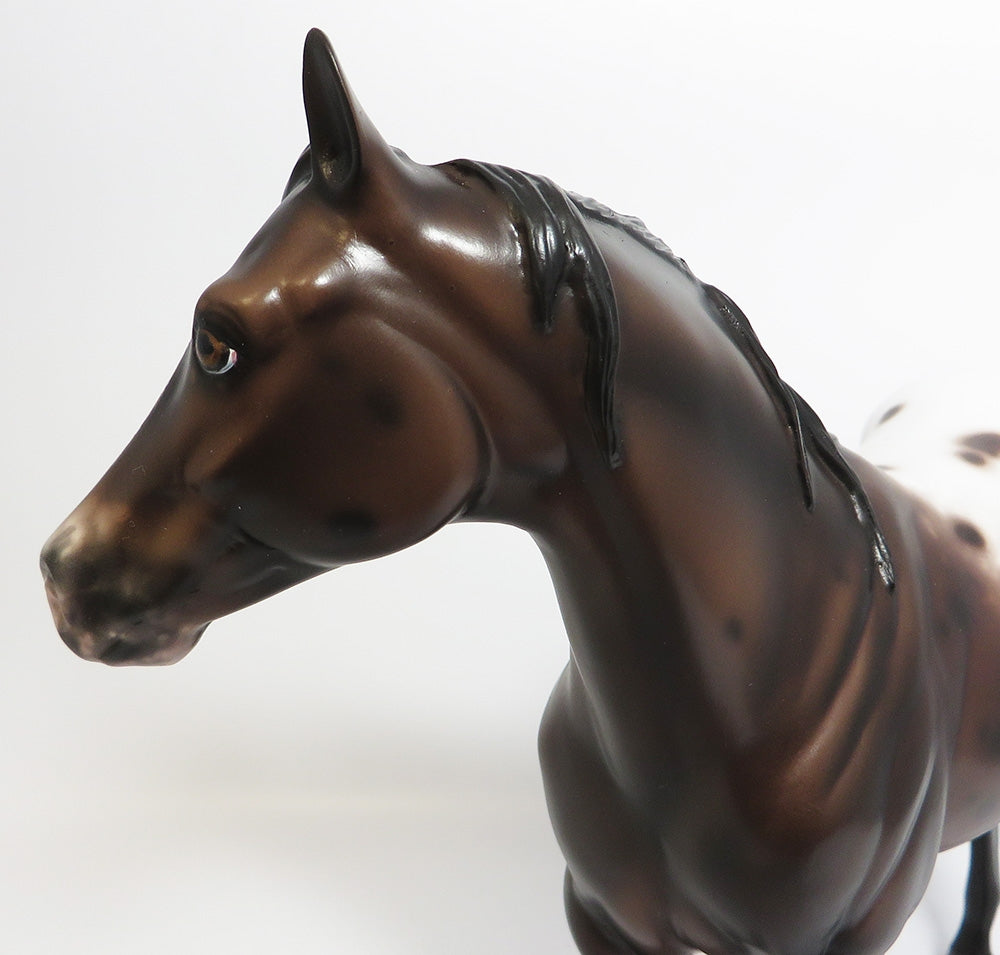 HANDS DOWN-OOAK CUSTOM BAY APPALOOSA ISH BY SHERYL LEISURE WHS 2017