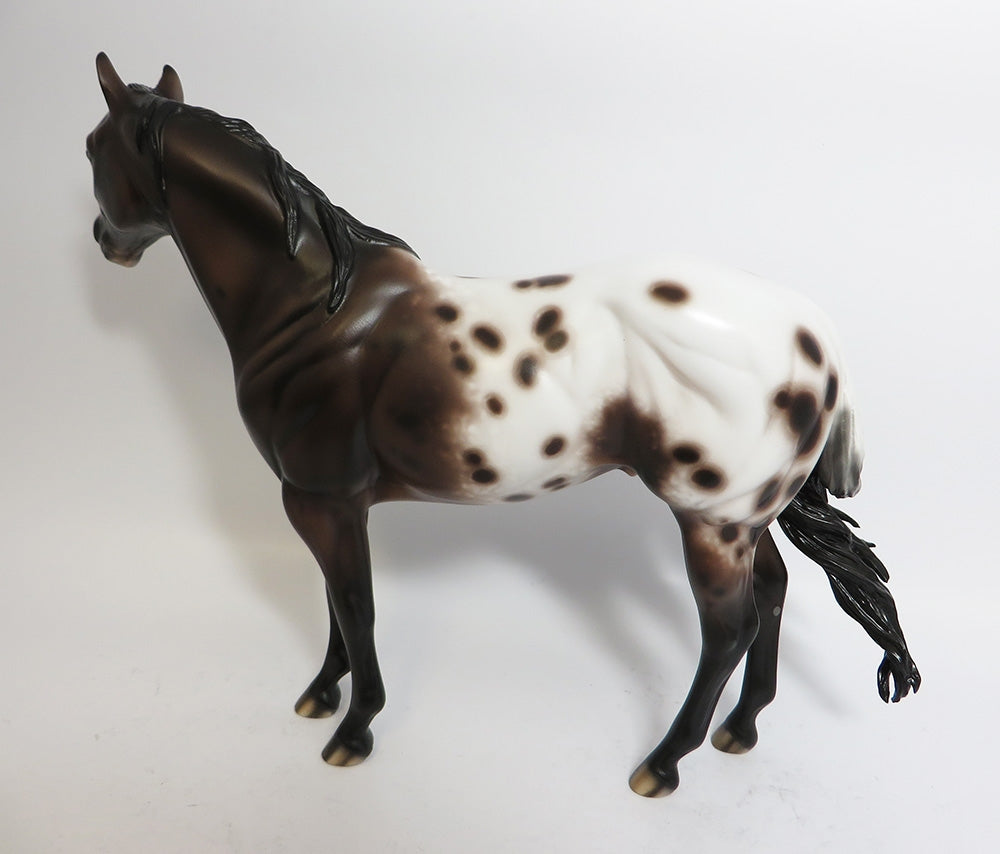 HANDS DOWN-OOAK CUSTOM BAY APPALOOSA ISH BY SHERYL LEISURE WHS 2017