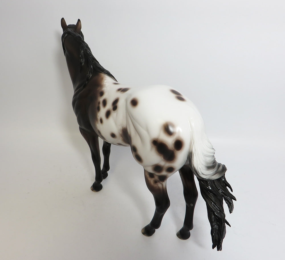 HANDS DOWN-OOAK CUSTOM BAY APPALOOSA ISH BY SHERYL LEISURE WHS 2017