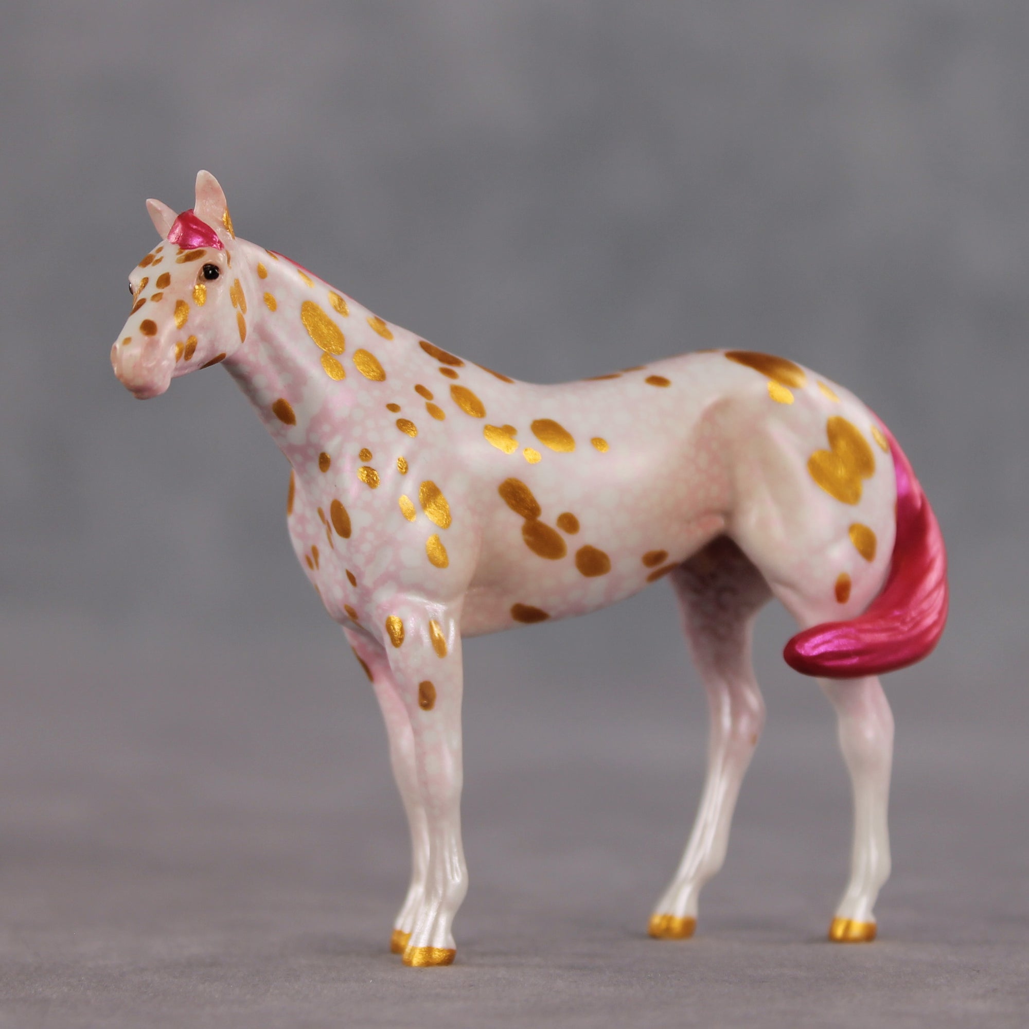 Heat Wave OOAK FCM Chip Stock Horse by Kristen Cermele EQ26