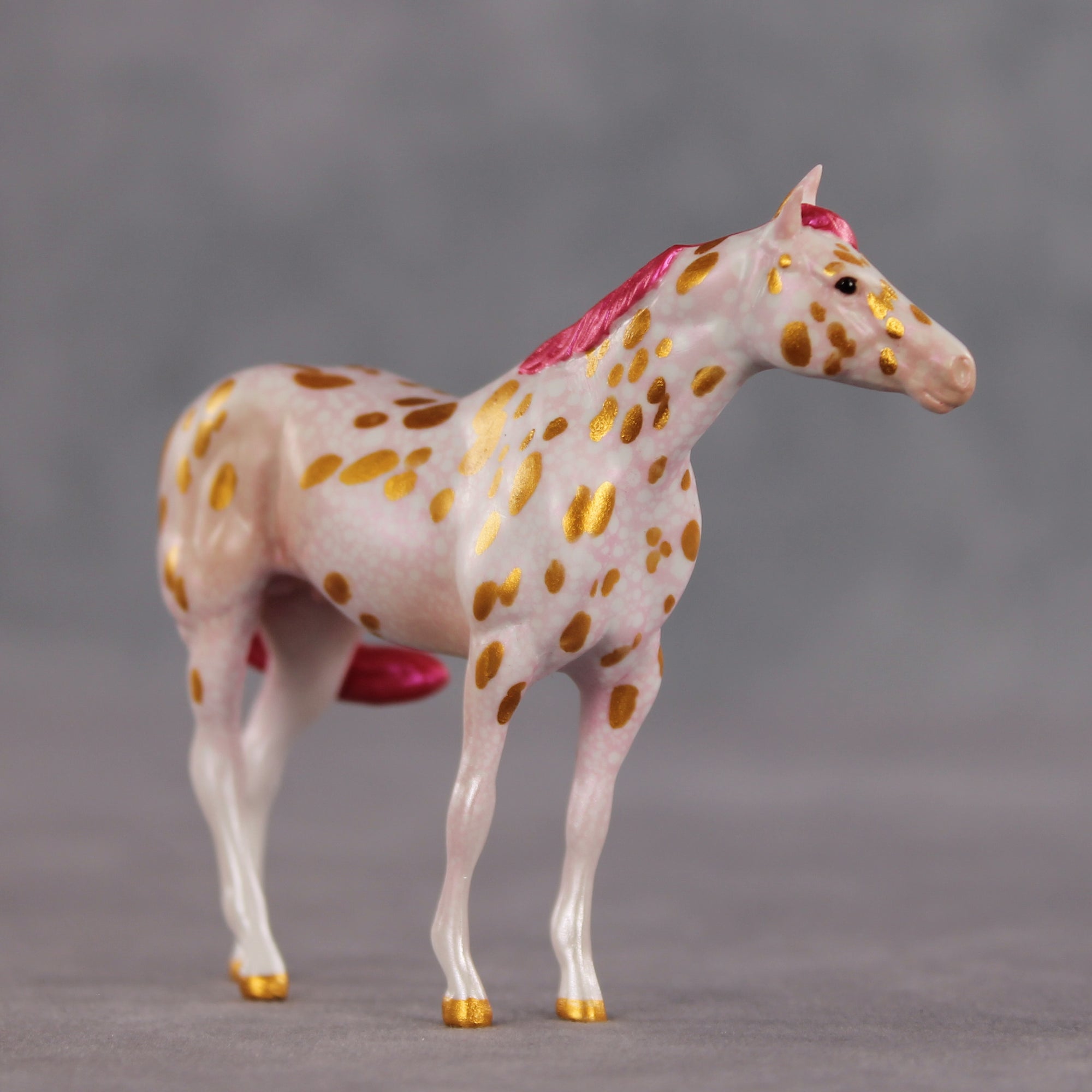 Heat Wave OOAK FCM Chip Stock Horse by Kristen Cermele EQ26