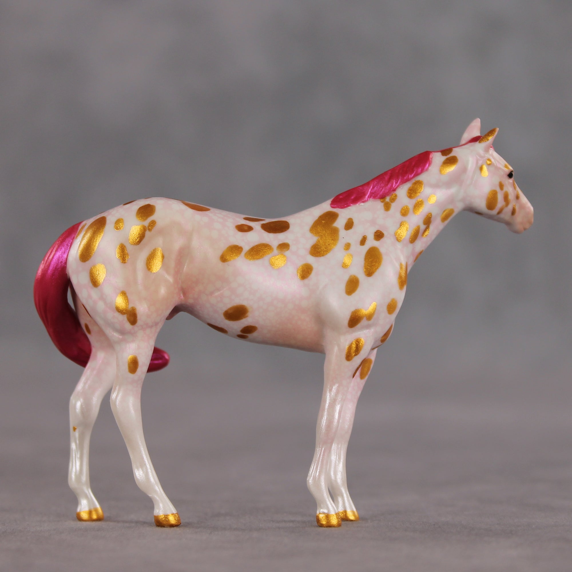 Heat Wave OOAK FCM Chip Stock Horse by Kristen Cermele EQ26