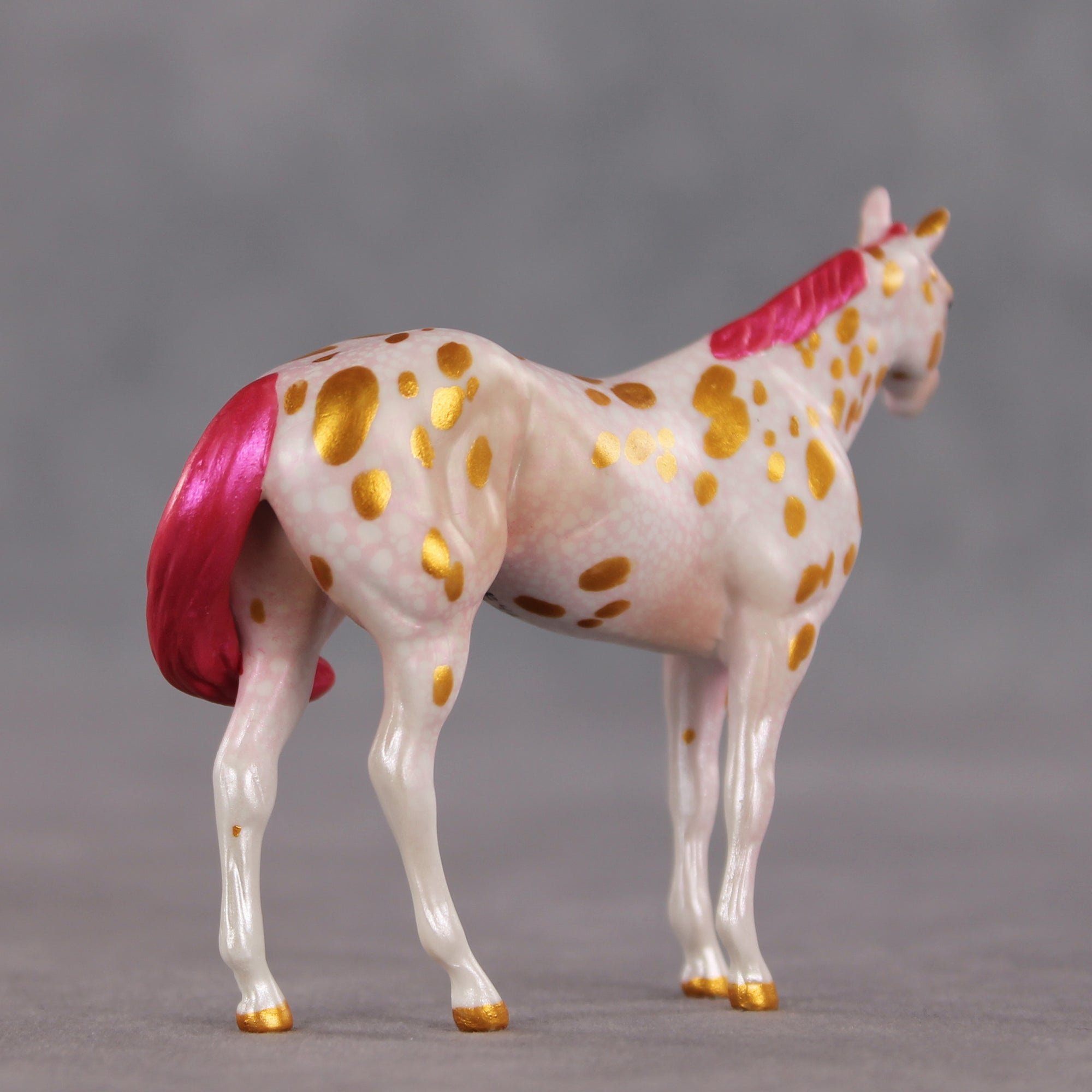 Heat Wave OOAK FCM Chip Stock Horse by Kristen Cermele EQ26