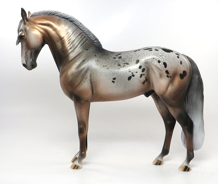 HECHIZADO-OOAK APPALOOSA ANDALUSIAN MODEL HORSE BY DAWN QUICK 8/23