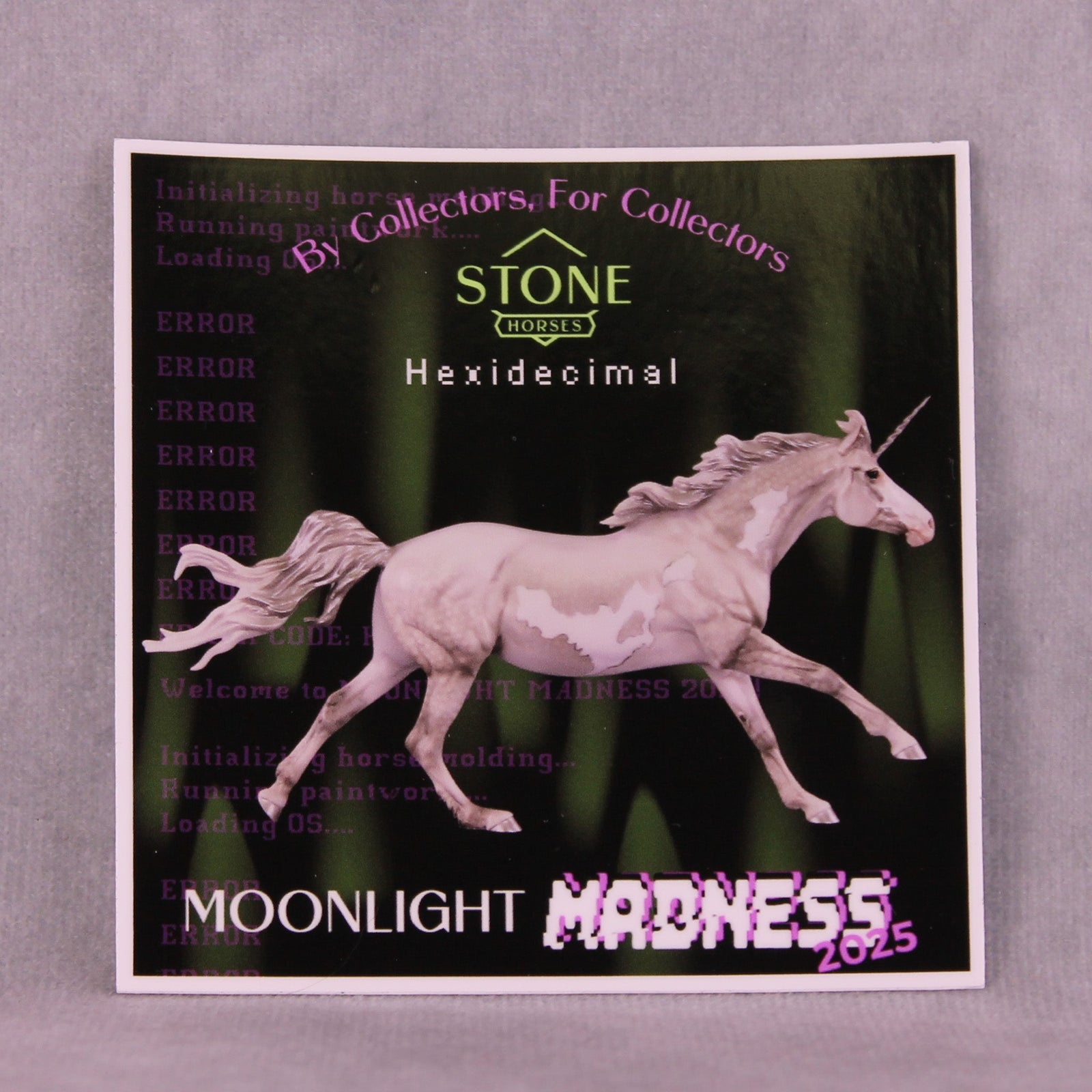 Moonlight Madness Hexadecimal Sticker 2025 Limited Edition