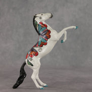 Hippie Hearts OOAK FCM Pebble Mustang by Dawn Quick VV26