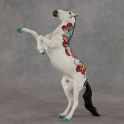 Hippie Hearts OOAK FCM Pebble Mustang by Dawn Quick VV26