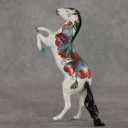 Hippie Hearts OOAK FCM Pebble Mustang by Dawn Quick VV26