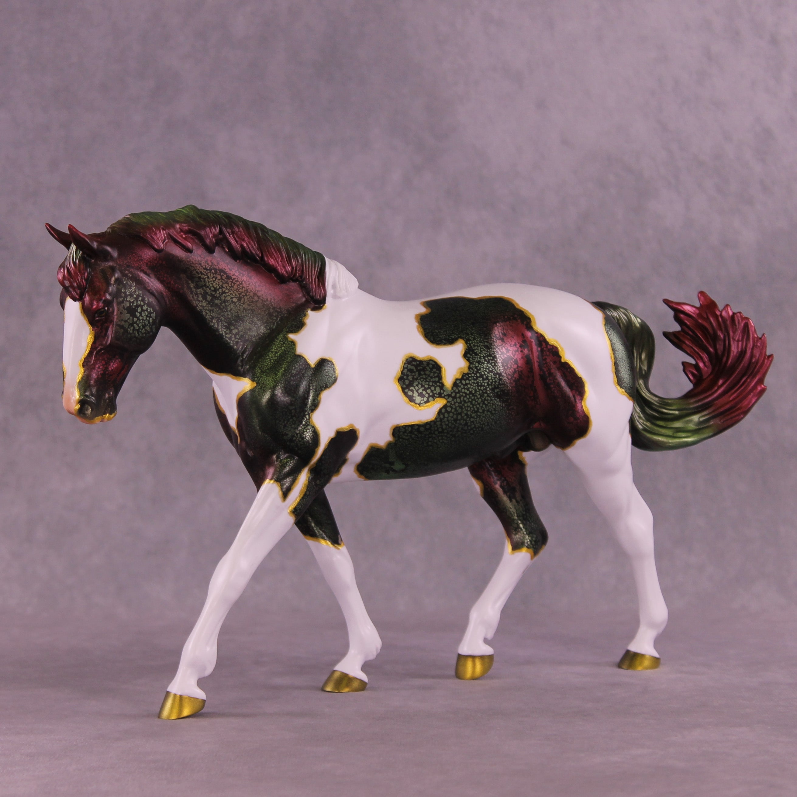 Holly Jolly OOAK FCM Irish Draught by Anna Rieck HS25 - Stone Horses