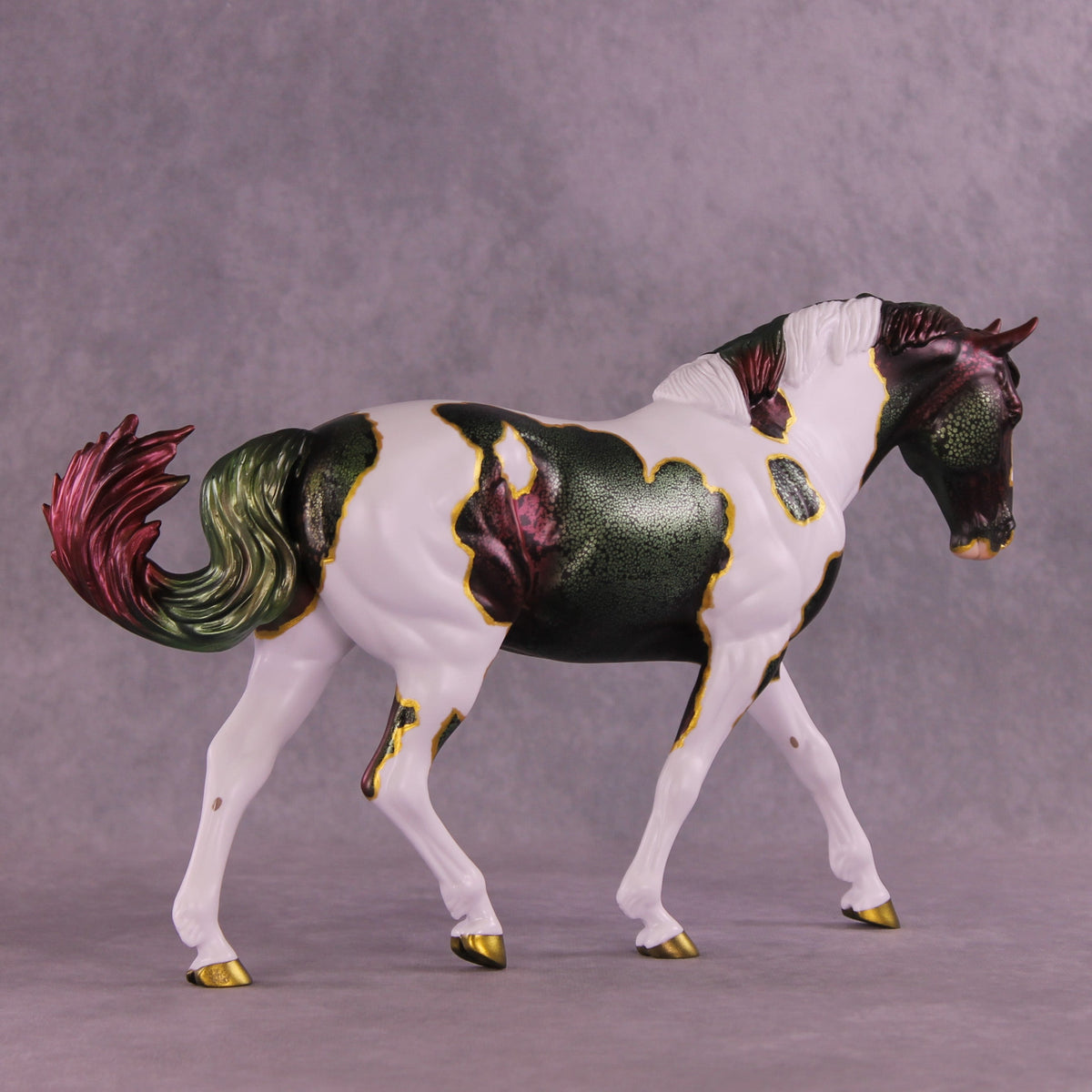 Holly Jolly OOAK FCM Irish Draught by Anna Rieck HS25