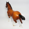 HUMPHREYS-OOAK BAY ETCHED SABINO TROTTING DRAFTER BY NICOLE MOSS 9/26/17