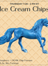 Blue Raspberry OOAK Chip Friesian by Alex Fortman SCD26