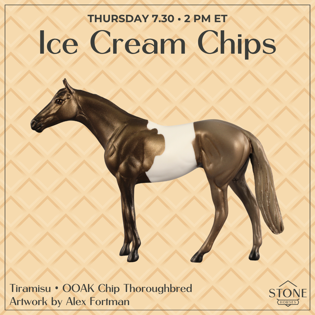 Tiramisu OOAK Chip Thoroughbred by Alex Fortman SCD26