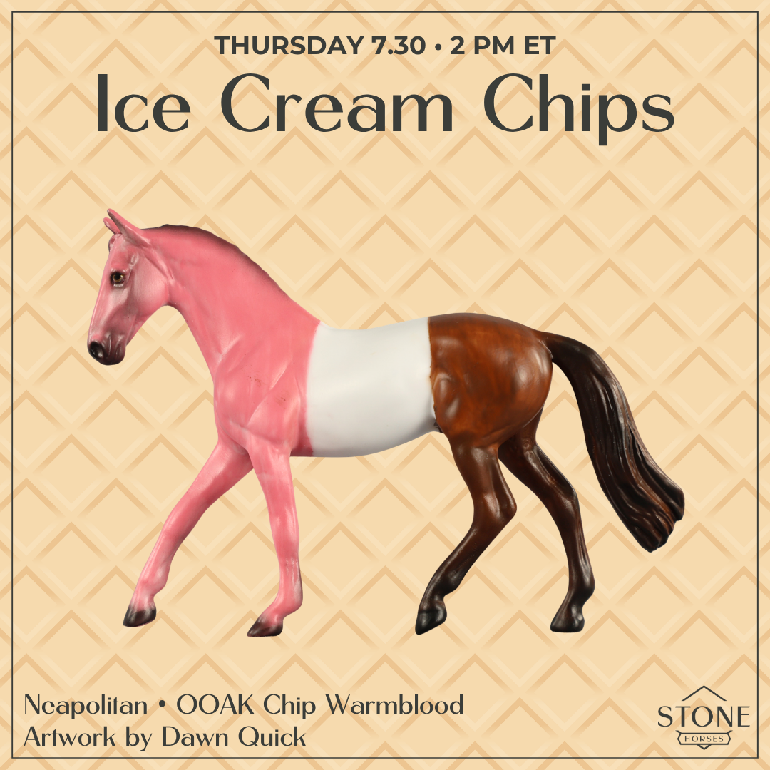 Neapolitan OOAK Chip Warmblood by Dawn Quick SCD26