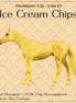Coconut Pineapple OOAK Chip Thoroughbred by Alex Fortman SCD26