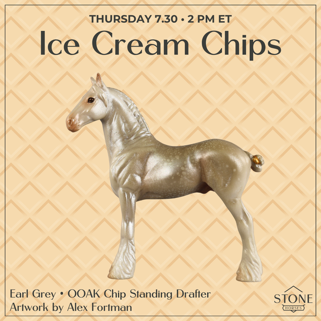 Earl Grey OOAK Chip Standing Drafter by Alex Fortman SCD26