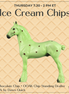 Mint Chocolate Chip OOAK Chip Standing Drafter by Dawn Quick SCD26