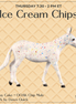 Birthday Cake OOAK Chip Mule by Dawn Quick SCD26