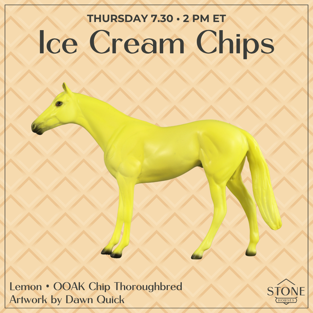 Lemon OOAK Chip Thoroughbred by Dawn Quick SCD26