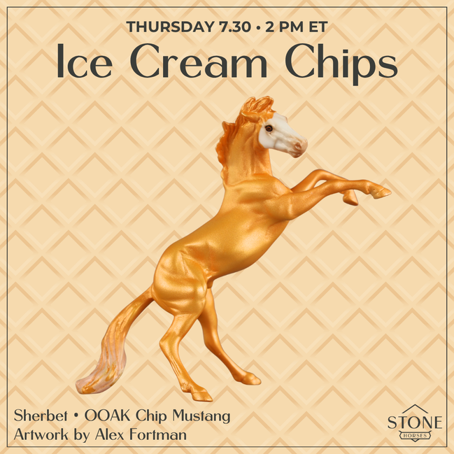 Sherbet OOAK Chip Mustang by Alex Fortman SCD26